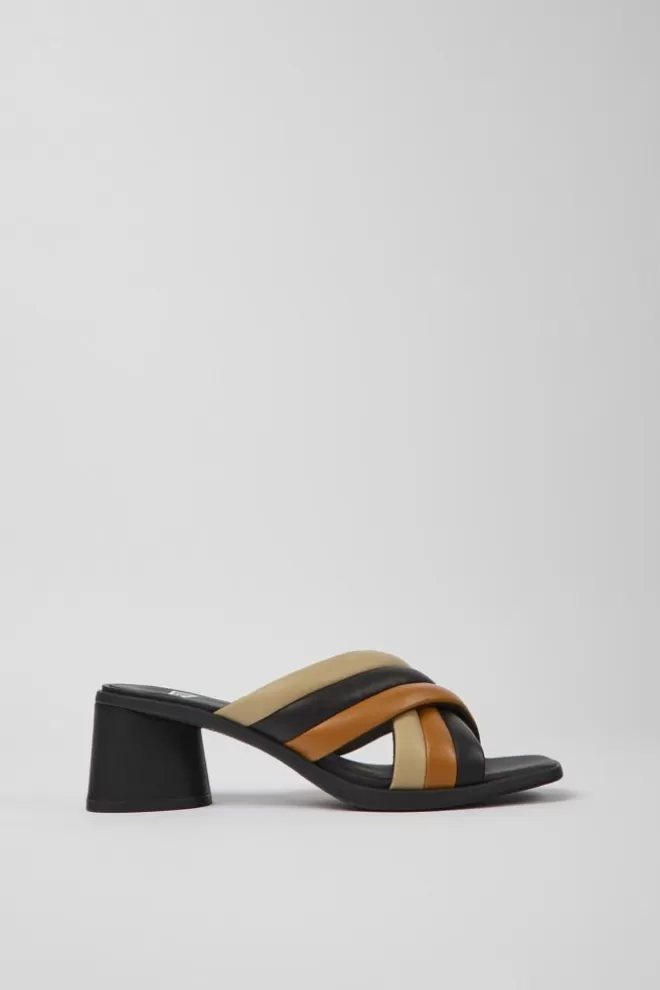 Sandalias<Camper Sandalias De Piel Multicolores Para Mujer
