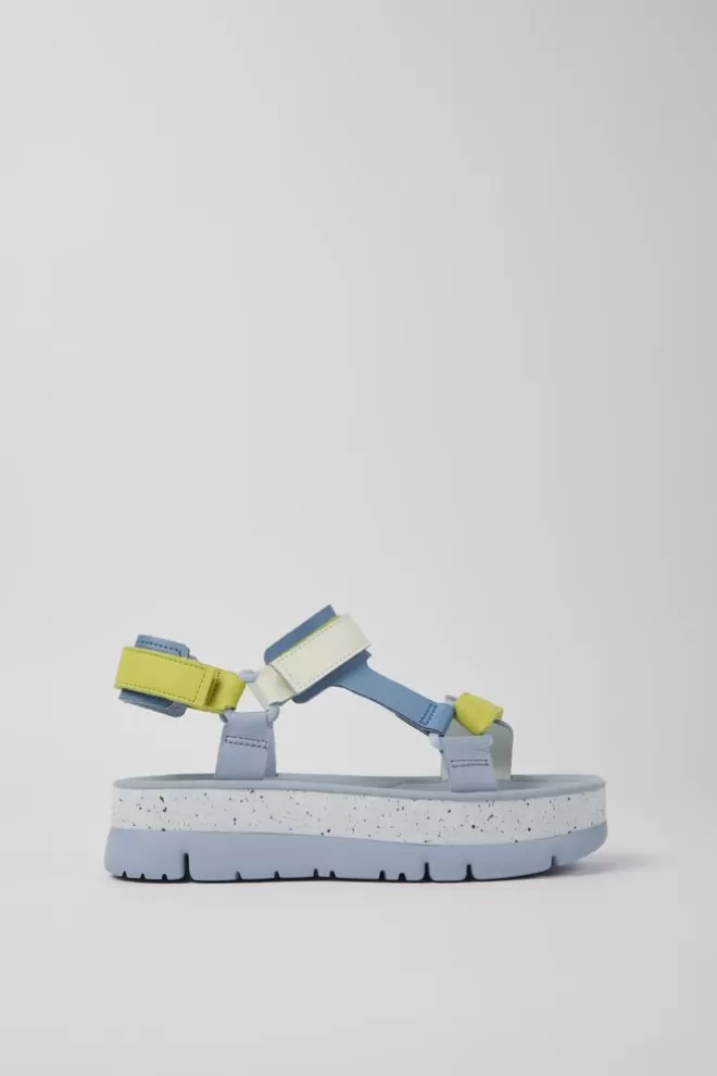 Sandalias<Camper Sandalias De Piel Multicolores Para Mujer