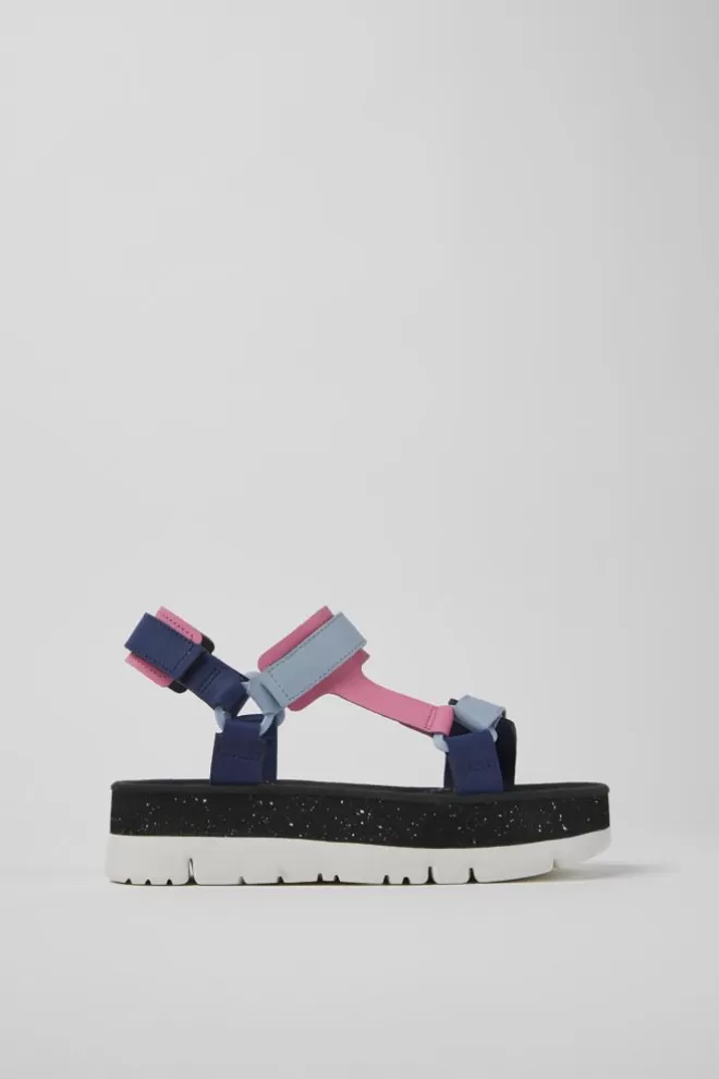 Sandalias<Camper Sandalias De Piel Multicolores Para Mujer