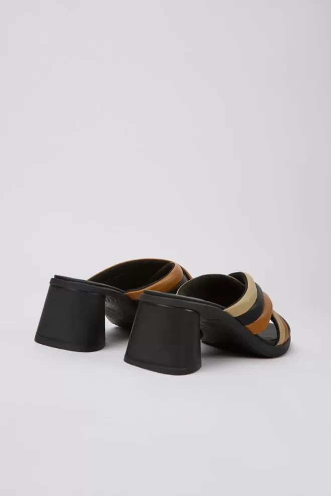 Sandalias<Camper Sandalias De Piel Multicolores Para Mujer