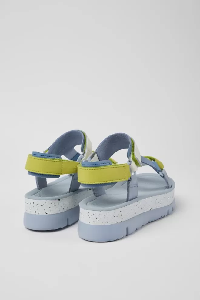 Sandalias<Camper Sandalias De Piel Multicolores Para Mujer