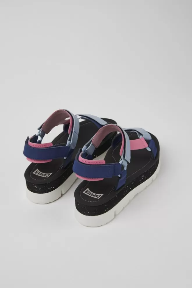 Sandalias<Camper Sandalias De Piel Multicolores Para Mujer