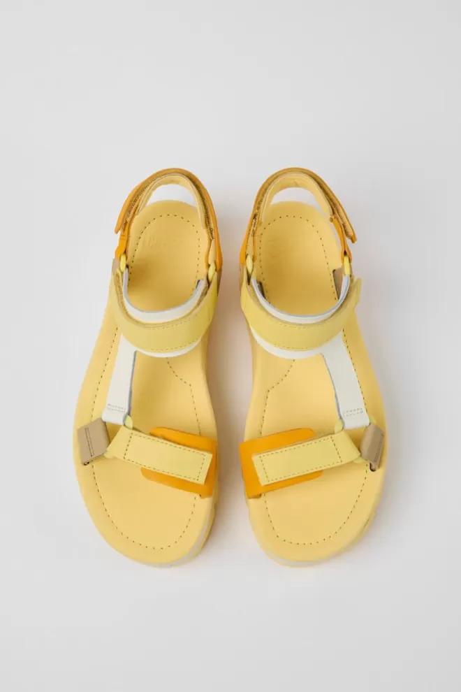 Sandalias<Camper Sandalias De Piel Multicolores Para Mujer