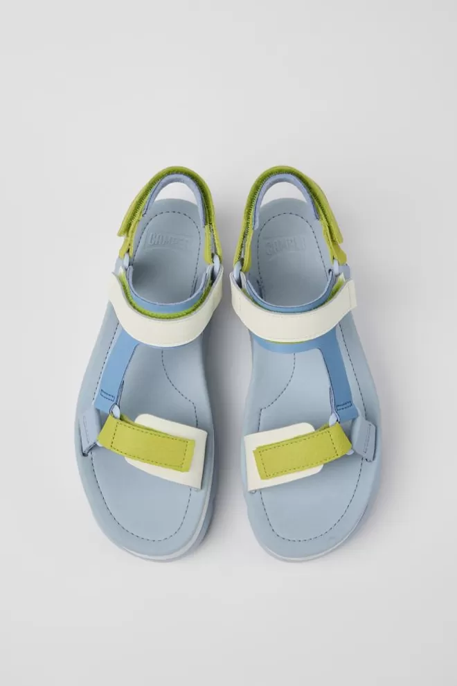 Sandalias<Camper Sandalias De Piel Multicolores Para Mujer