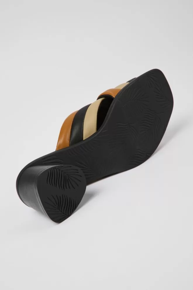 Sandalias<Camper Sandalias De Piel Multicolores Para Mujer