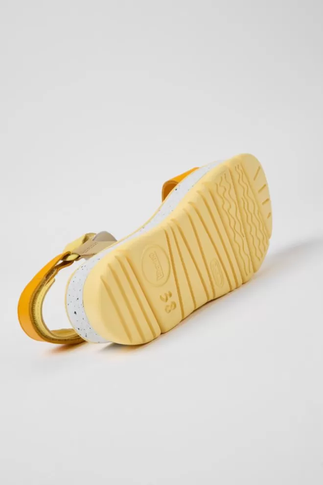 Sandalias<Camper Sandalias De Piel Multicolores Para Mujer