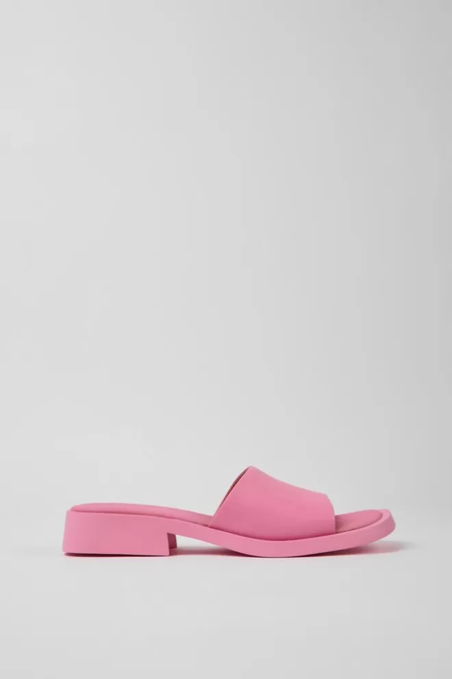 Sandalias<Camper Sandalias De Piel Rosas Para Mujer