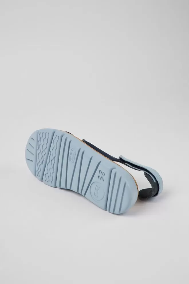 Sandalias<Camper Sandalias Multicolor De Nobuk Y Tejido Para Mujer