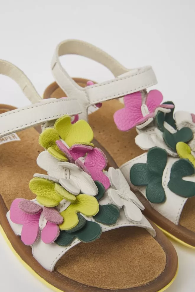 Sandalias<Camper Sandalias Multicolores De Piel Para Ninos