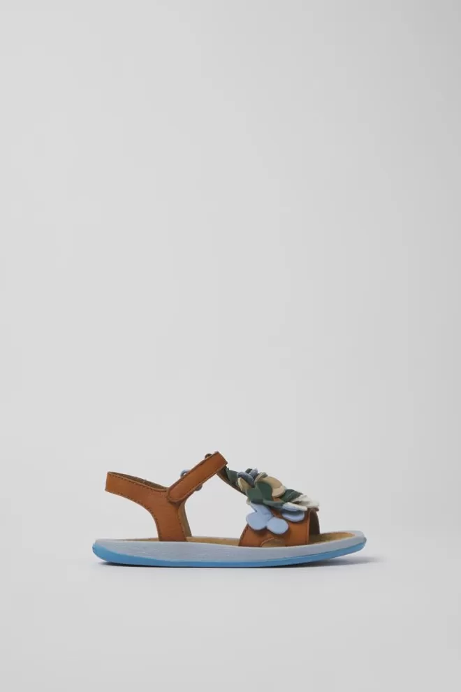 Sandalias<Camper Sandalias Multicolores De Piel Para Ninos