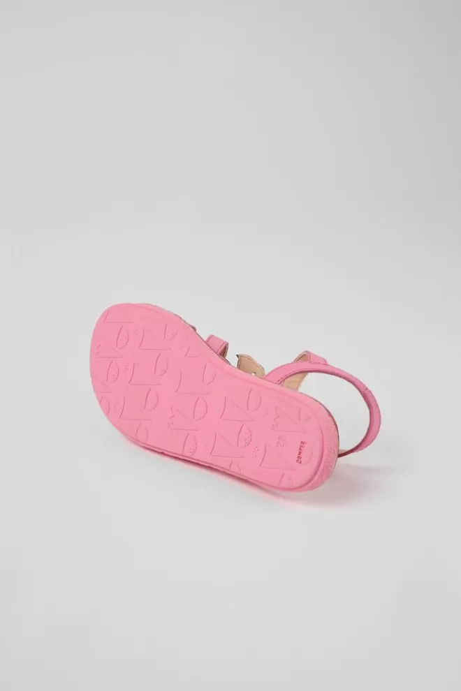Sandalias<Camper Sandalias Multicolores De Piel Para Ninos