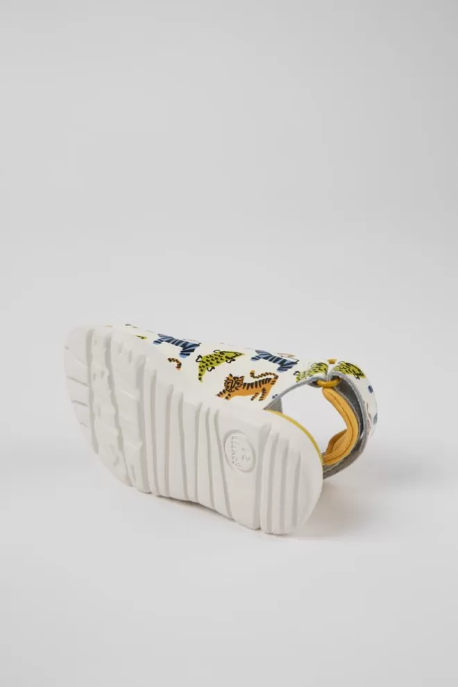 Sandalias<Camper Sandalias Multicolores De Piel Para Ninos