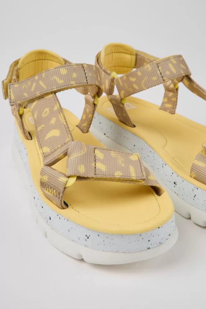 Sandalias<Camper Sandalias Multicolores De Tejido Para Mujer