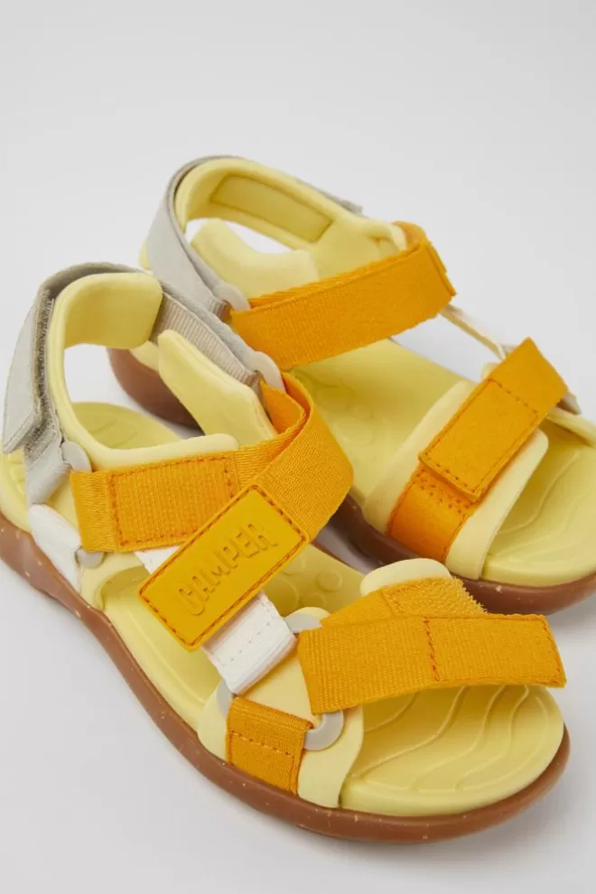 Sandalias<Camper Sandalias Multicolores De Tejido Para Ninos