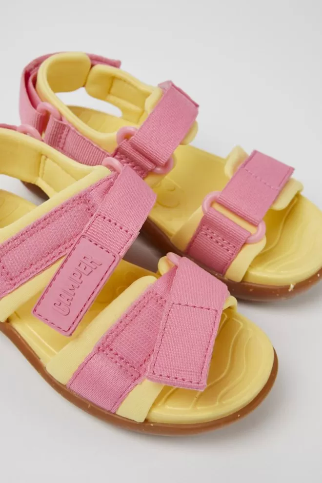 Sandalias<Camper Sandalias Multicolores De Tejido Para Ninos