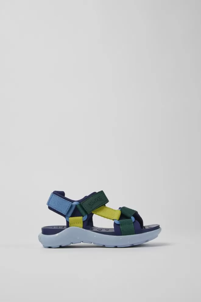 Sandalias<Camper Sandalias Multicolores De Tejido Para Ninos