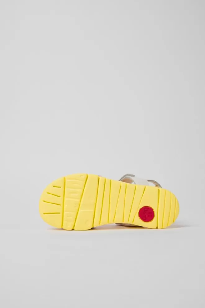 Sandalias<Camper Sandalias Multicolores De Tejido Y Piel Para Ninos