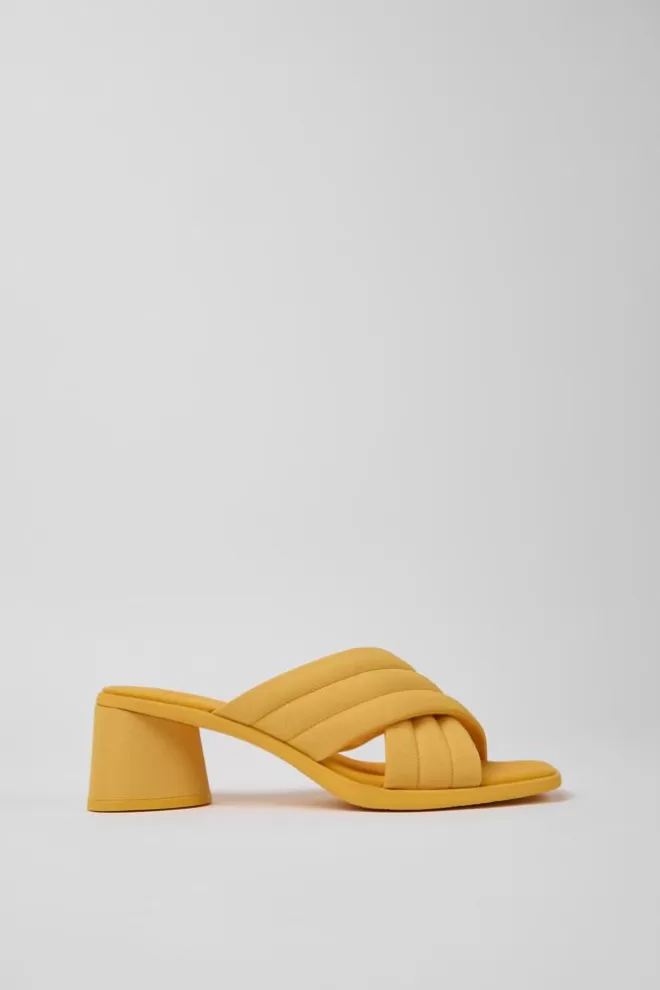 Sandalias<Camper Sandalias Naranjas De Tejido Para Mujer