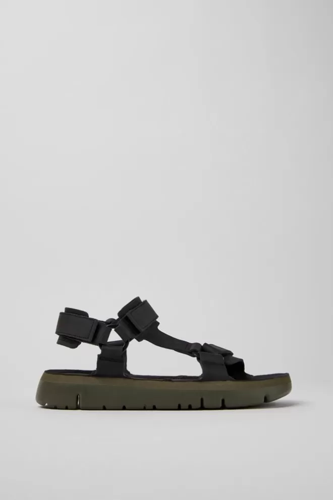 Sandalias<Camper Sandalias Negras De Piel Para Hombre