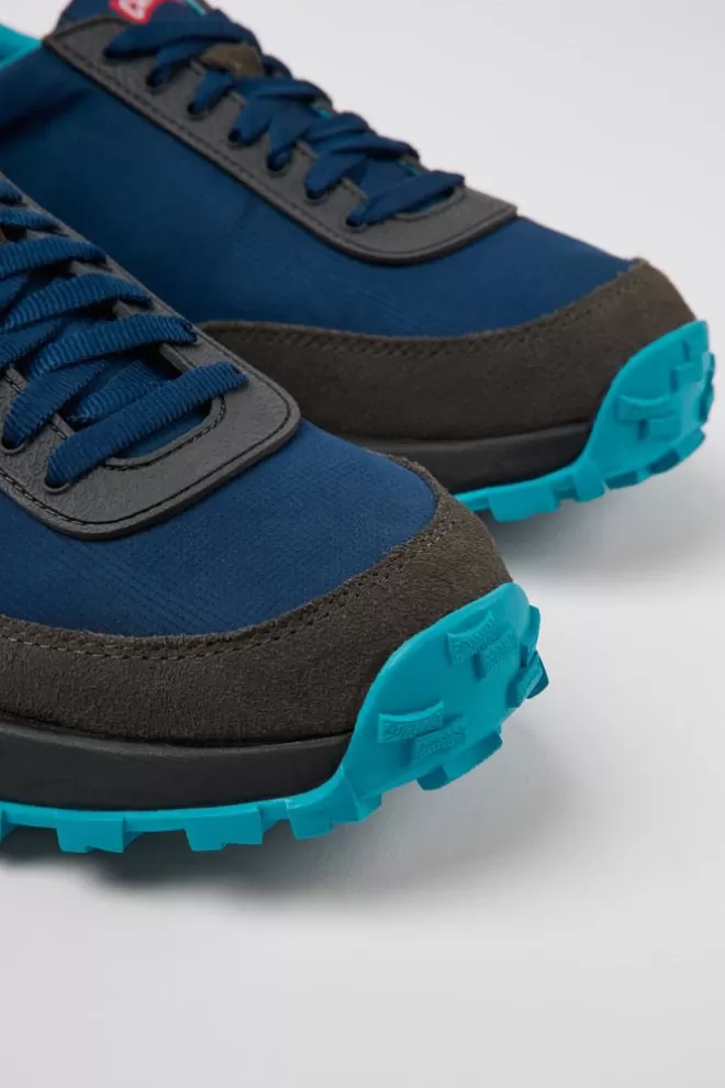 Zapatillas<Camper Sneaker Azul De Pet Reciclado Y Nobuk Para Hombre