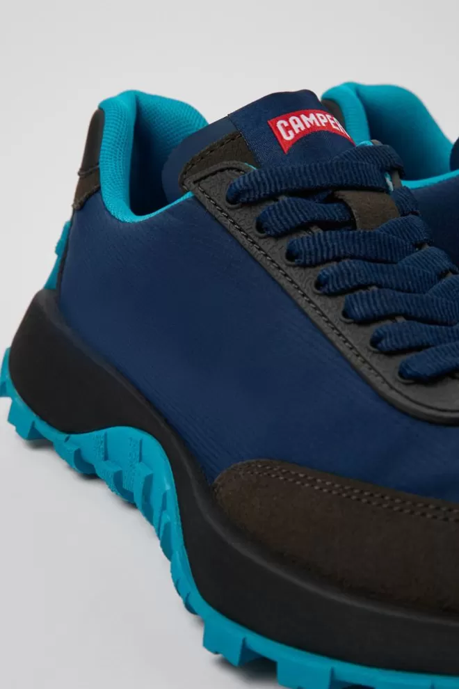 Zapatillas<Camper Sneaker Azul De Pet Reciclado Y Nobuk Para Mujer