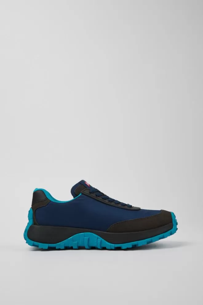 Zapatillas<Camper Sneaker Azul De Pet Reciclado Y Nobuk Para Mujer