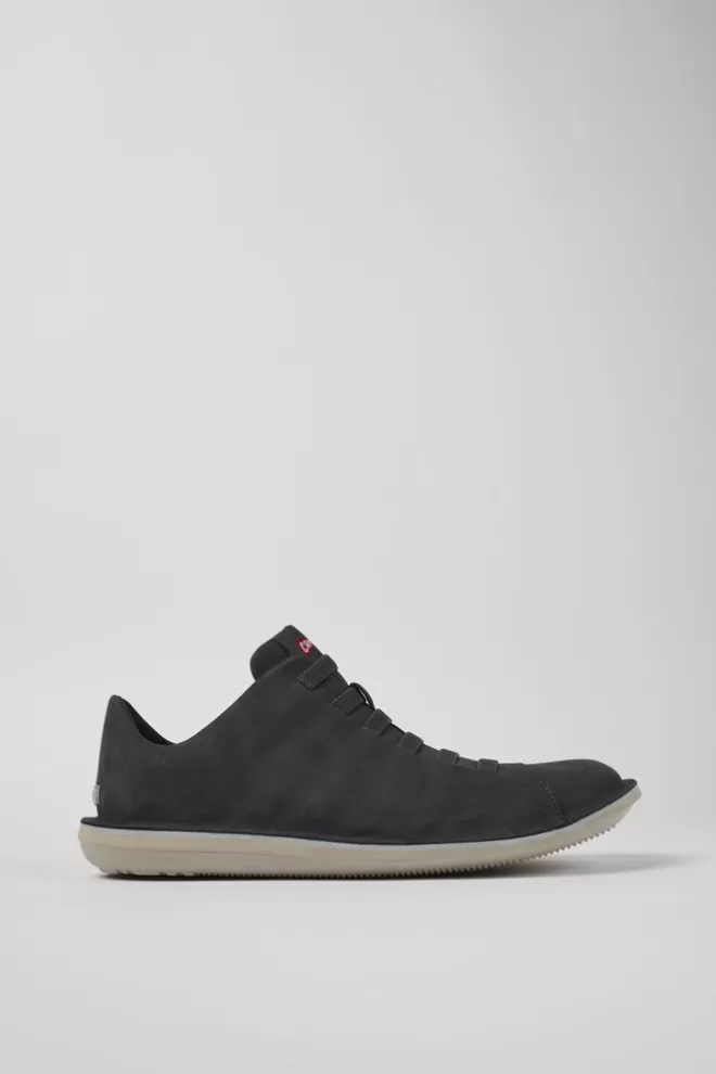 Zapatos Casual<Camper Sneaker Baja De Nobuk Gris Para Hombre