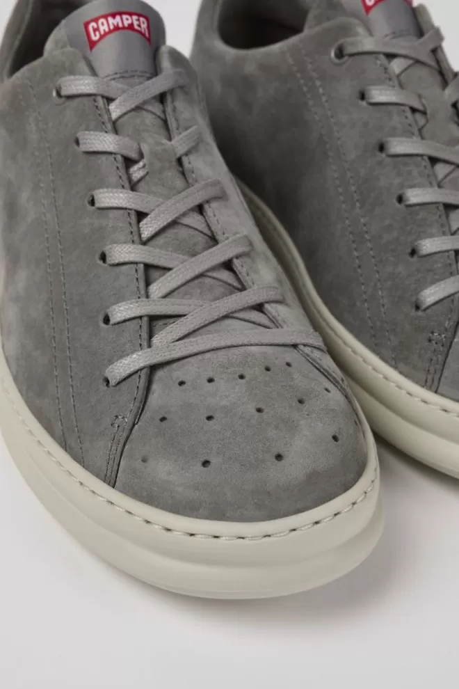 Zapatillas<Camper Sneaker De Nobuk Gris Para Hombre