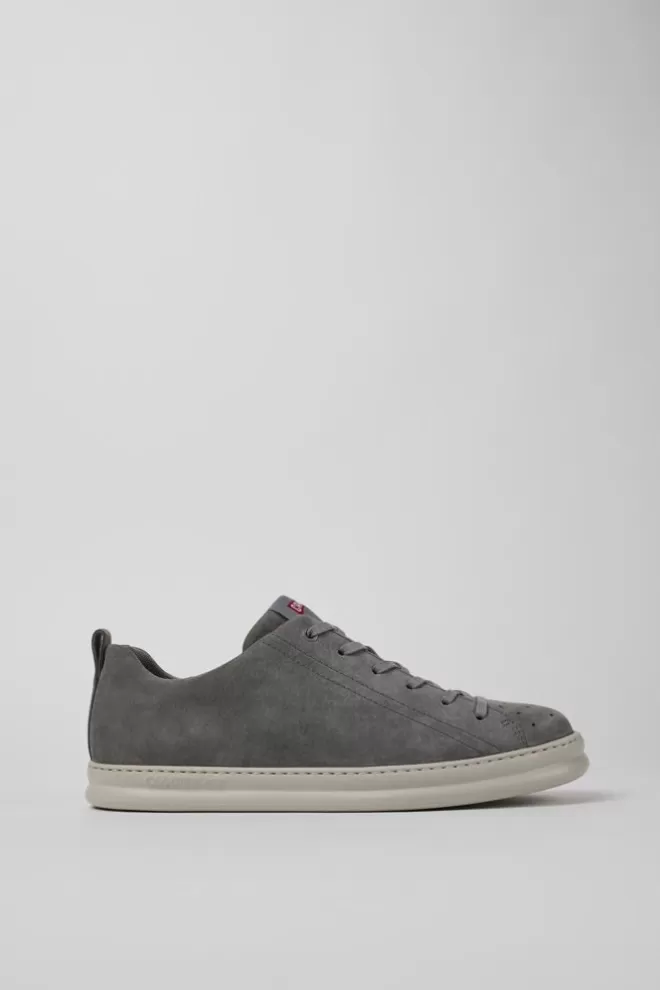 Zapatillas<Camper Sneaker De Nobuk Gris Para Hombre