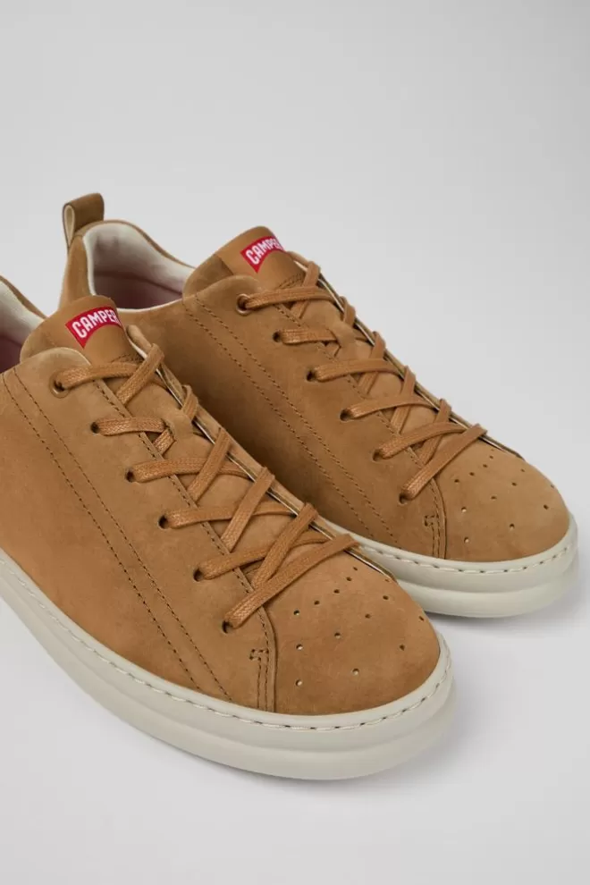 Zapatillas<Camper Sneaker De Nobuk Marron Para Hombre