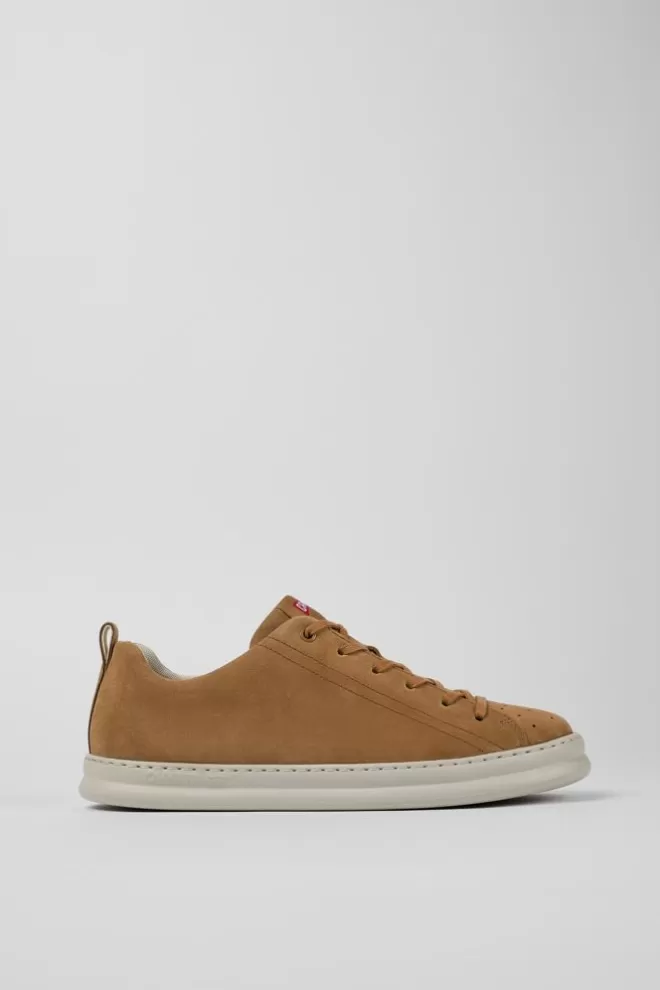 Zapatillas<Camper Sneaker De Nobuk Marron Para Hombre