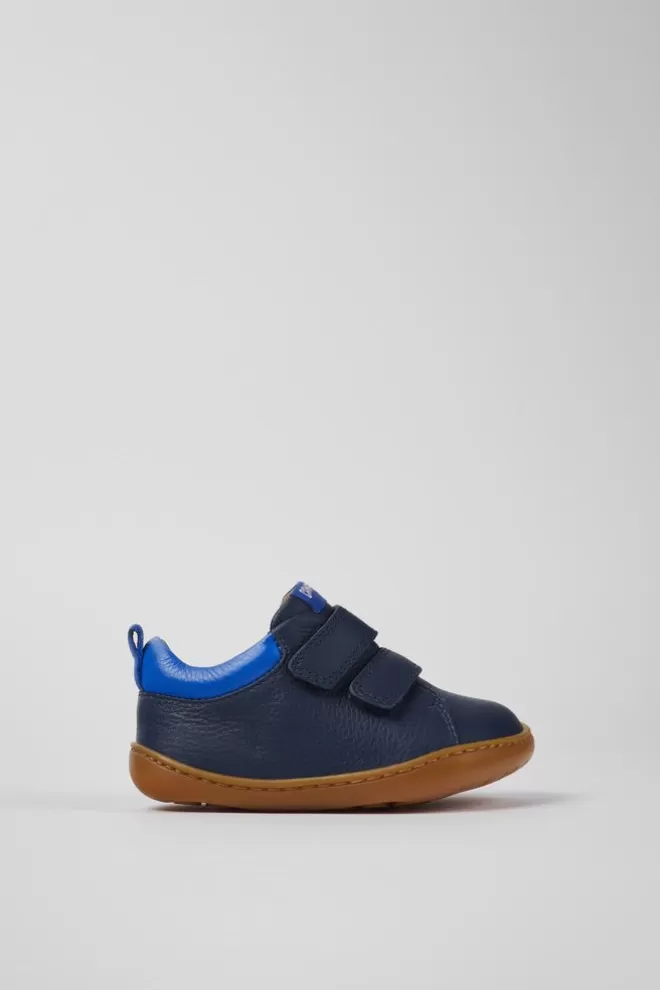 Zapatillas<Camper Sneaker De Piel Azul