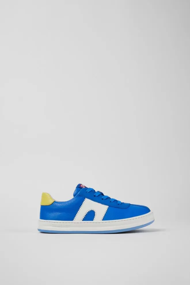 Zapatillas<Camper Sneaker De Piel Azul