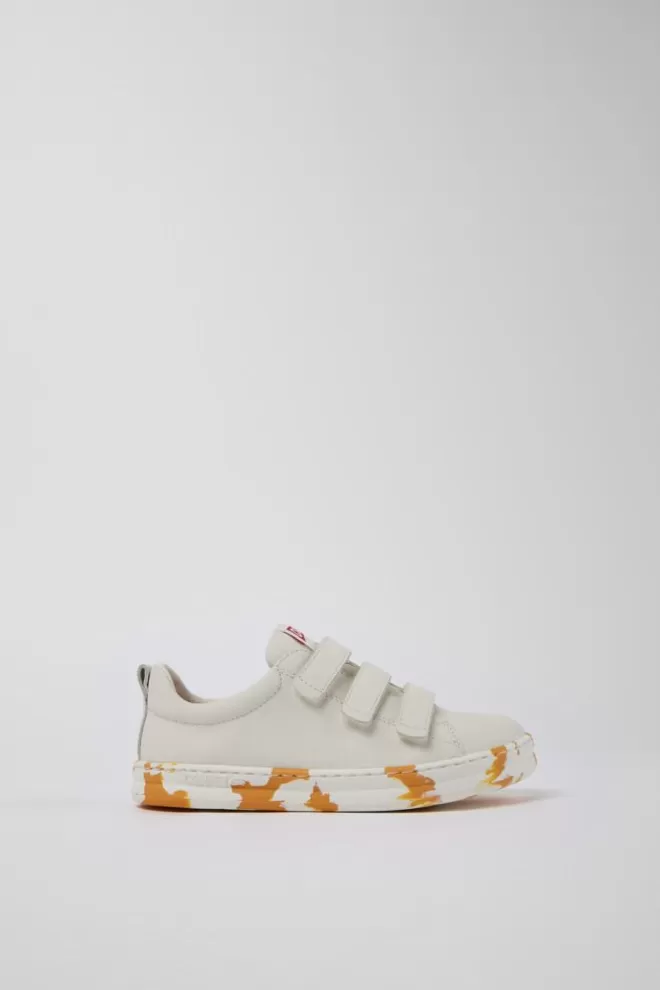 Zapatillas<Camper Sneaker De Piel Blanca