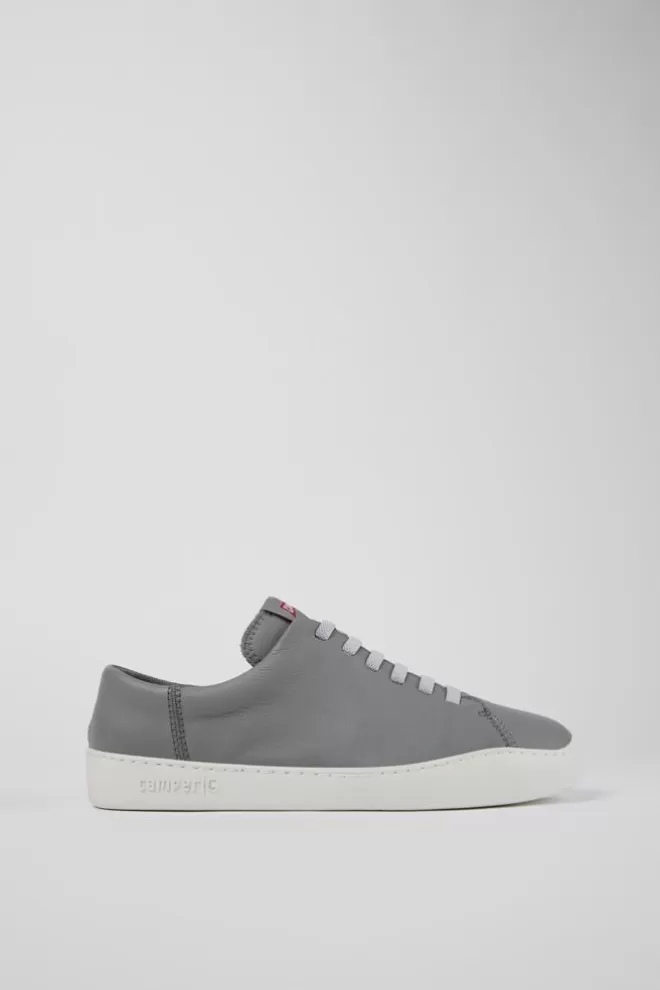 Zapatos Casual<Camper Sneaker De Piel Gris Para Hombre