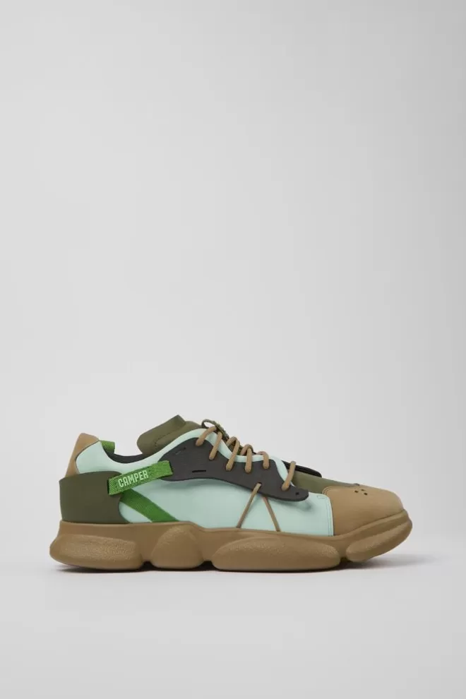 Zapatillas<Camper Sneaker De Piel/Tejido Multicolor Para Hombre