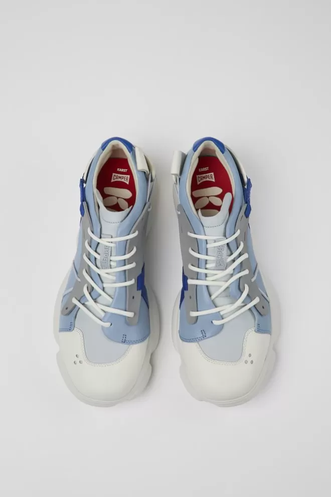 Zapatillas<Camper Sneaker De Piel/Tejido Multicolor Para Hombre