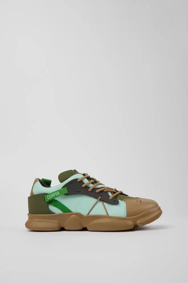 Zapatillas<Camper Sneaker De Piel/Tejido Multicolor Para Mujer