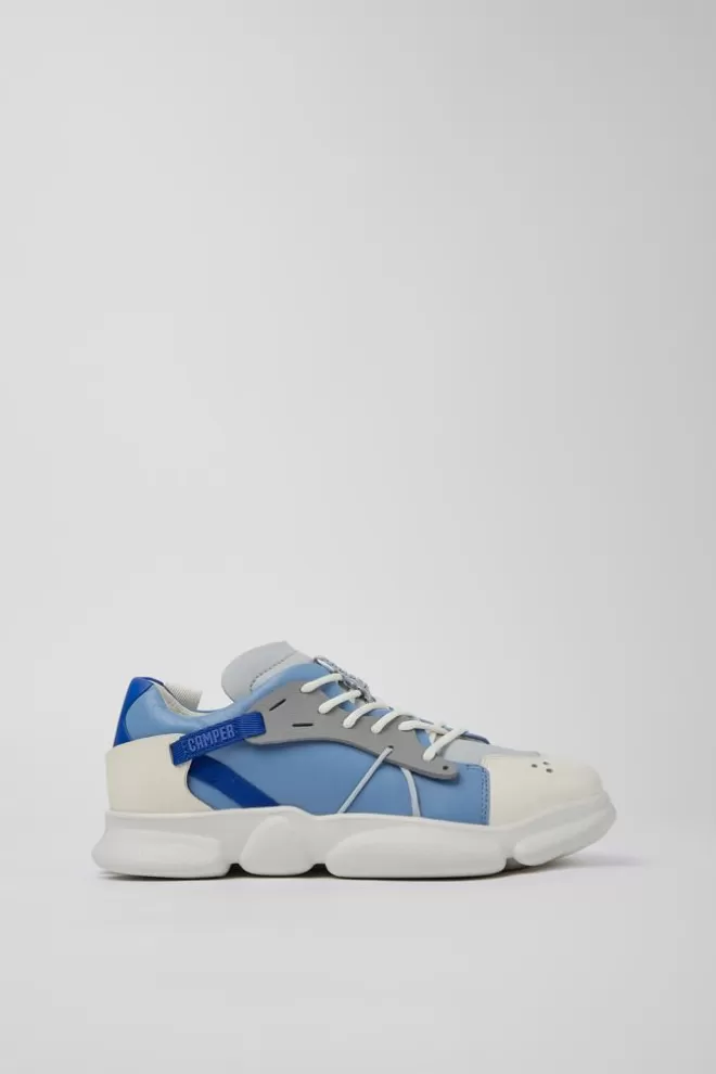 Zapatillas<Camper Sneaker De Piel/Tejido Multicolor Para Mujer