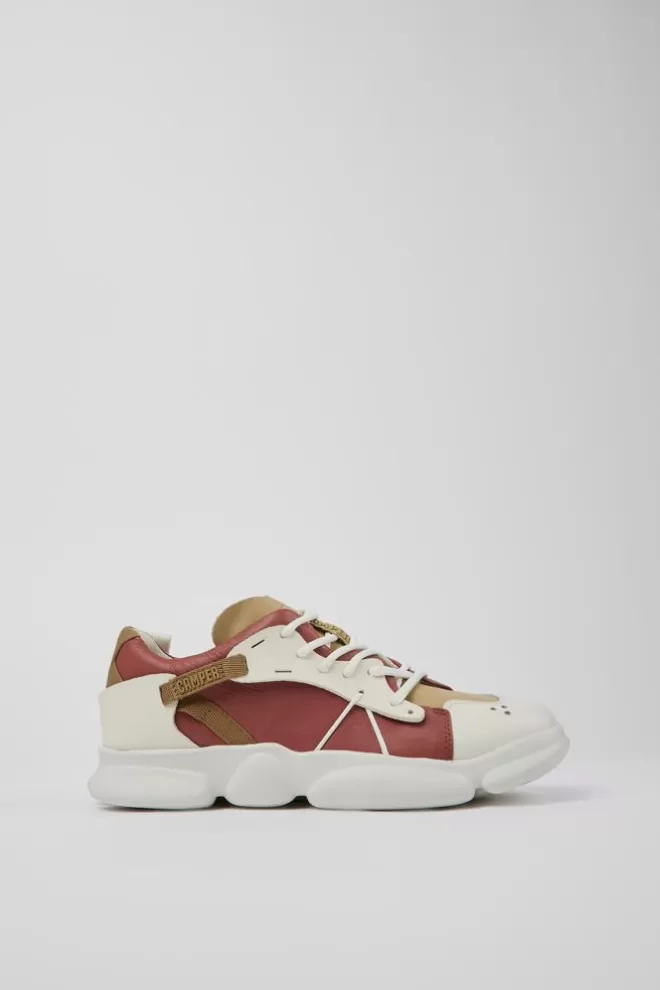 Zapatillas<Camper Sneaker De Piel/Tejido Multicolor Para Mujer