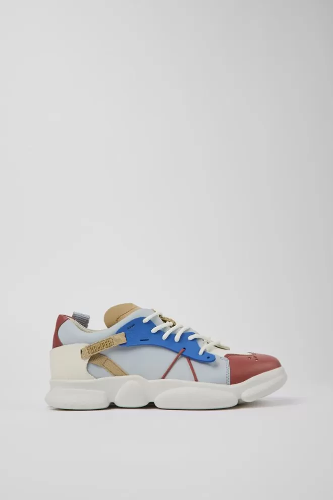 Zapatillas<Camper Sneaker De Piel/Tejido Multicolor Para Mujer