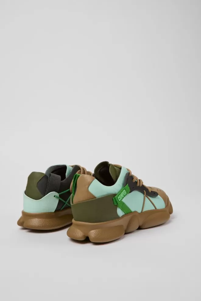 Zapatillas<Camper Sneaker De Piel/Tejido Multicolor Para Mujer
