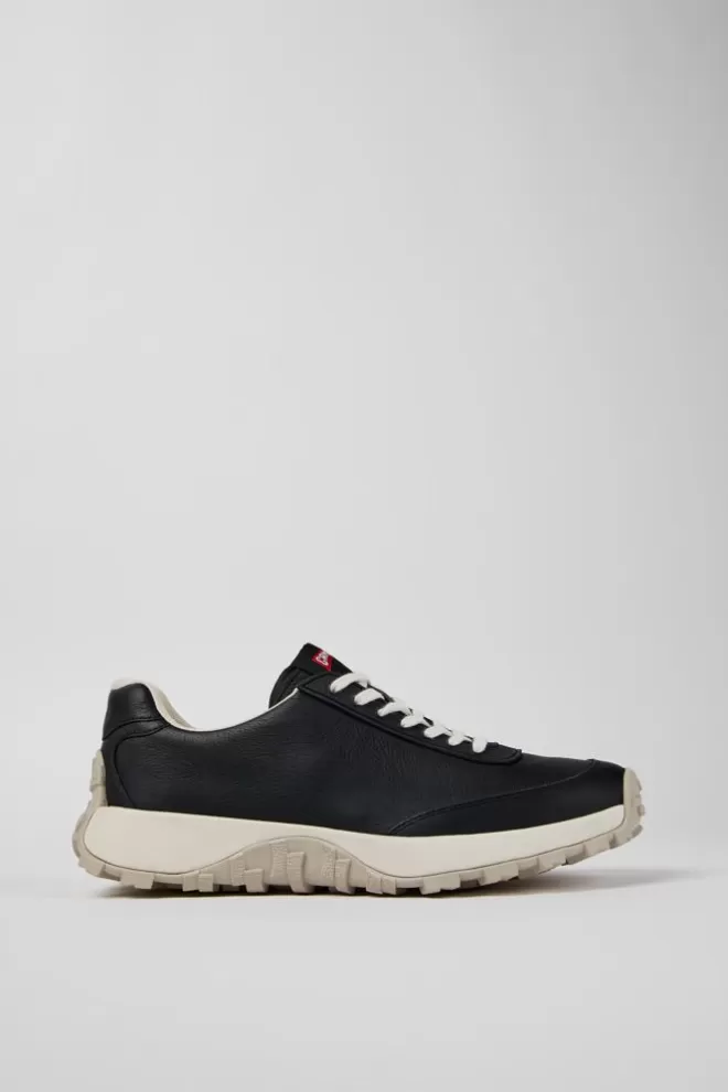 Zapatillas<Camper Sneaker De Piel/Tejido Negra Para Hombre