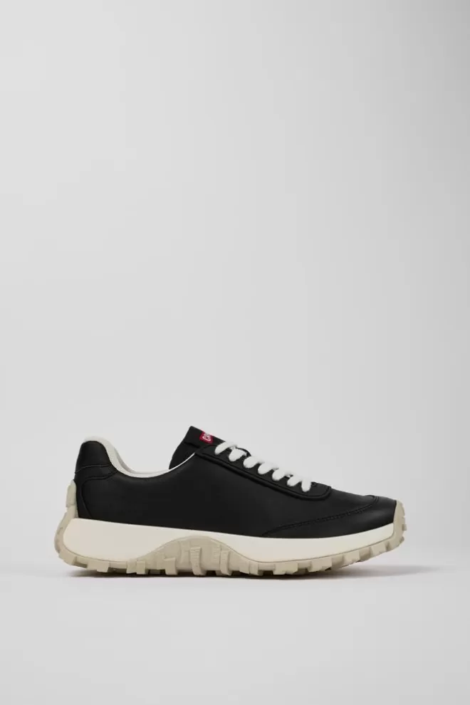 Zapatillas<Camper Sneaker De Piel/Tejido Negra Para Mujer