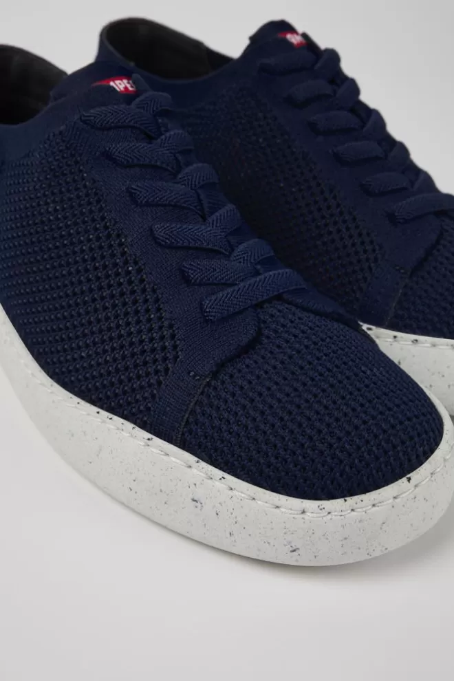 Zapatos Casual<Camper Sneaker De Tejido Azul Para Hombre