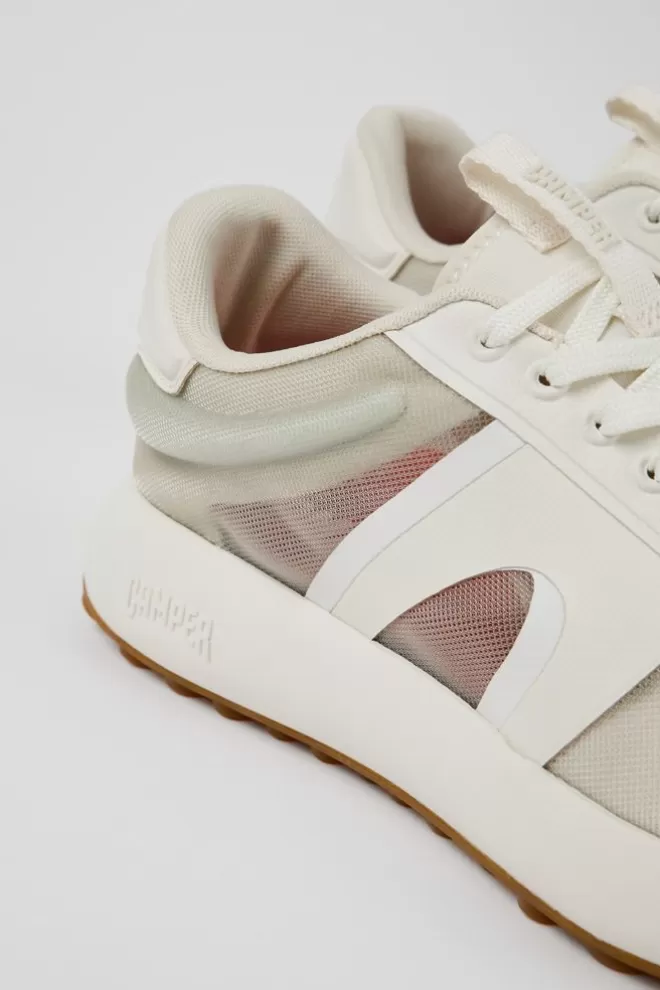 Zapatillas<Camper Sneaker De Tejido Blanca Para Hombre