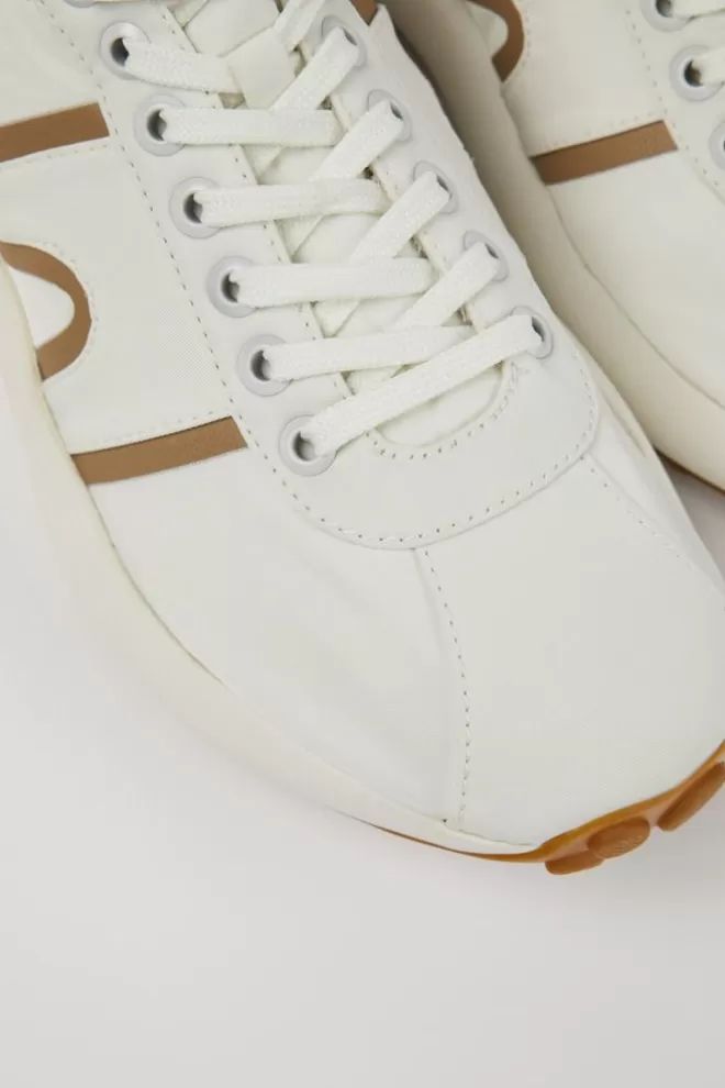 Zapatillas<Camper Sneaker De Tejido Blanca Para Hombre