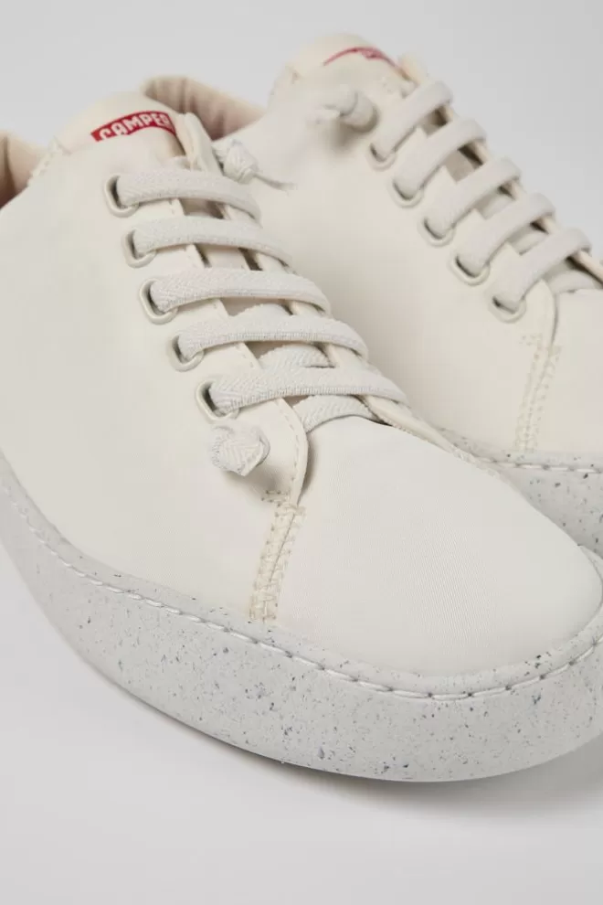 Zapatos Casual<Camper Sneaker De Tejido Blanca Para Hombre