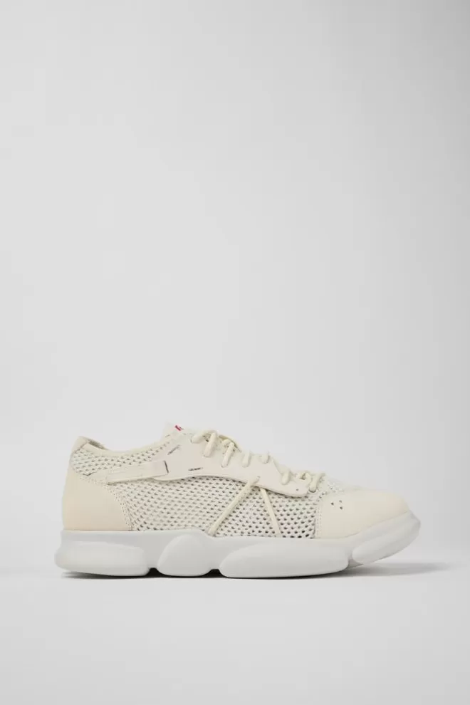 Zapatillas<Camper Sneaker De Tejido Blanca Para Hombre