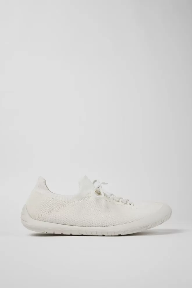 Zapatillas<Camper Sneaker De Tejido Blanca Para Hombre